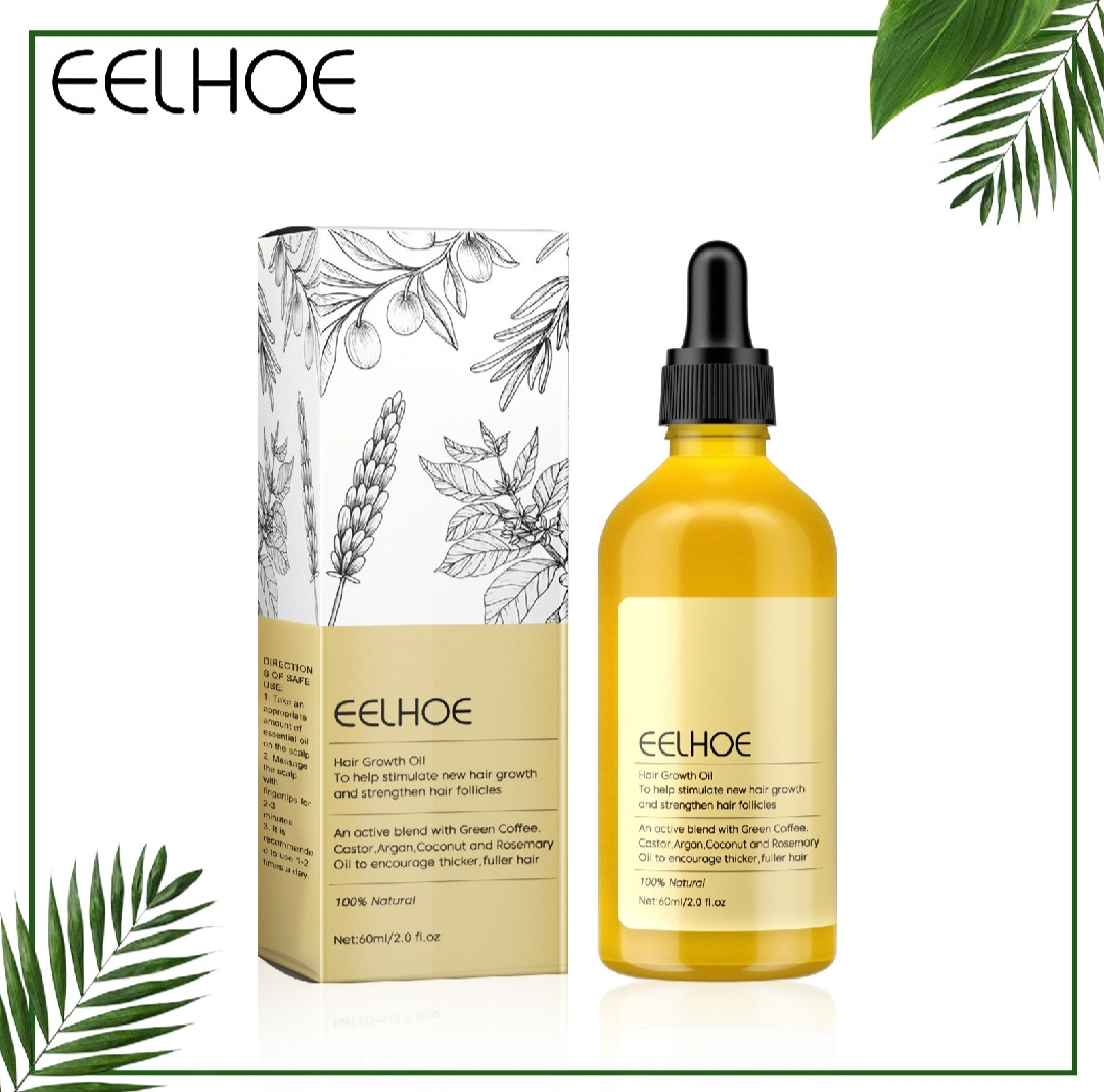 Eelhoe Natural Hair Growth Oil Anti Hair Loss Rosemary Hair Regrowth Essential Oil Treatment Dry Damaged Scalp Rosemary Dense Hair Essence Oil Prevent Frizzy Nourish Fast Hair Growth Moisturize Smooth