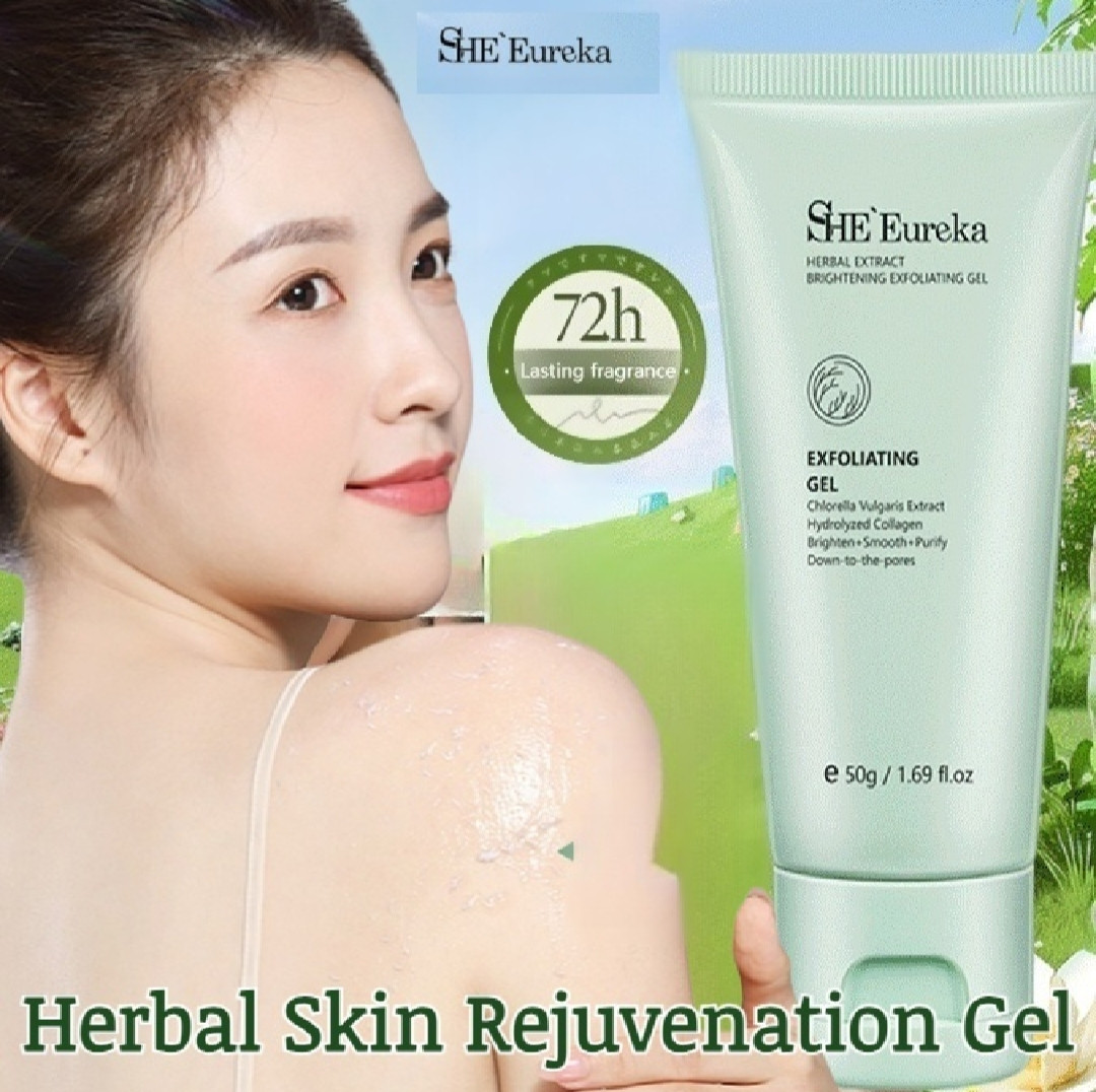 SHE Eureka Chlorella Exfoliating Gel Herbal Extract Skin Rejuvenation Gel Face And Body