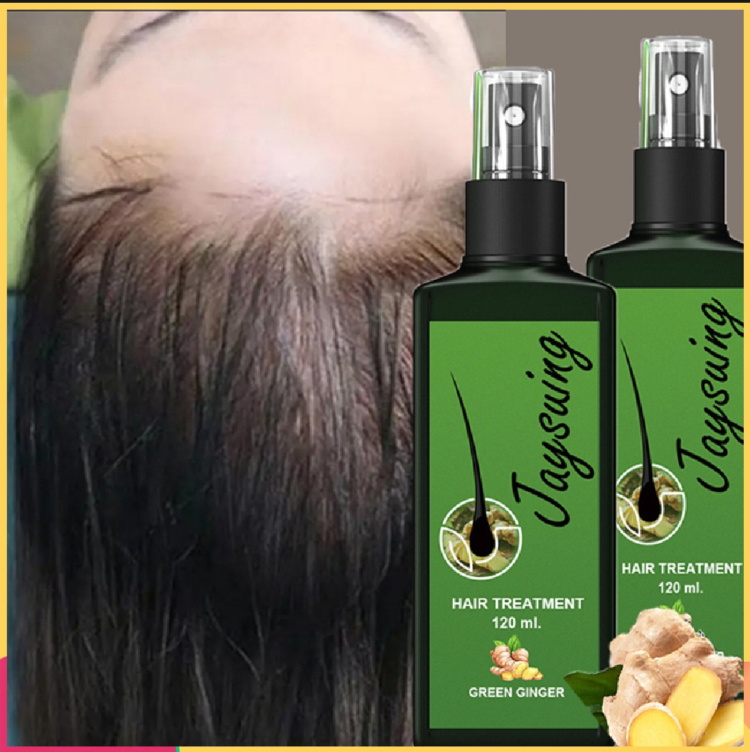 120ml ginger hair growth spray anti-hair loss baldness strengthens hair roots moisturize thick hair anti-fall scalp massage repair serum spray