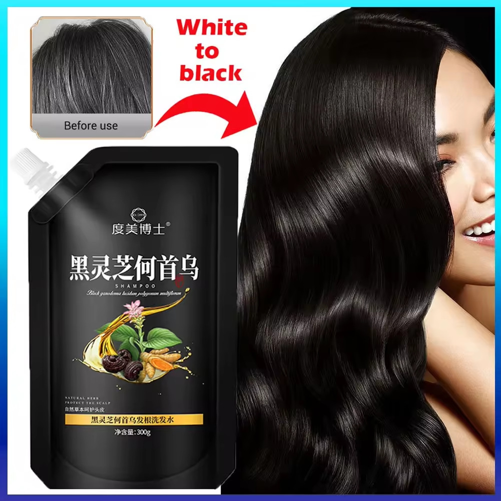 Black Ganoderma and Polygonum multiflorum Root Shampoo