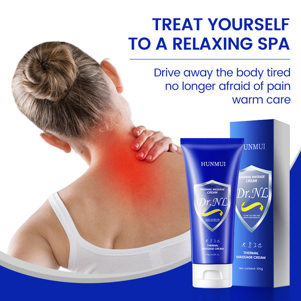 [Cross-border foreign trade] Thermal massage cream soothes joints, cervical spine and waist, relieves leg pain and body ointment