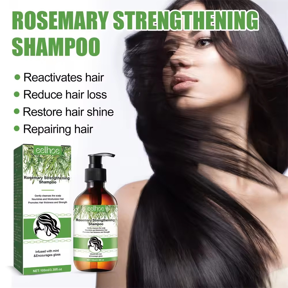 EELHOE Rosemary Shampoo Anti-Frizz Oil Control Anti Hair Loss Moisturizing Hydrating Nourishing Gentle Cleansing Shampoo