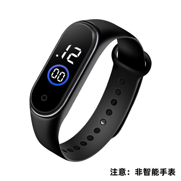 New LED children's electronic watch spot middle school students fashion popular sports waterproof bracelet electronic watch wholesale