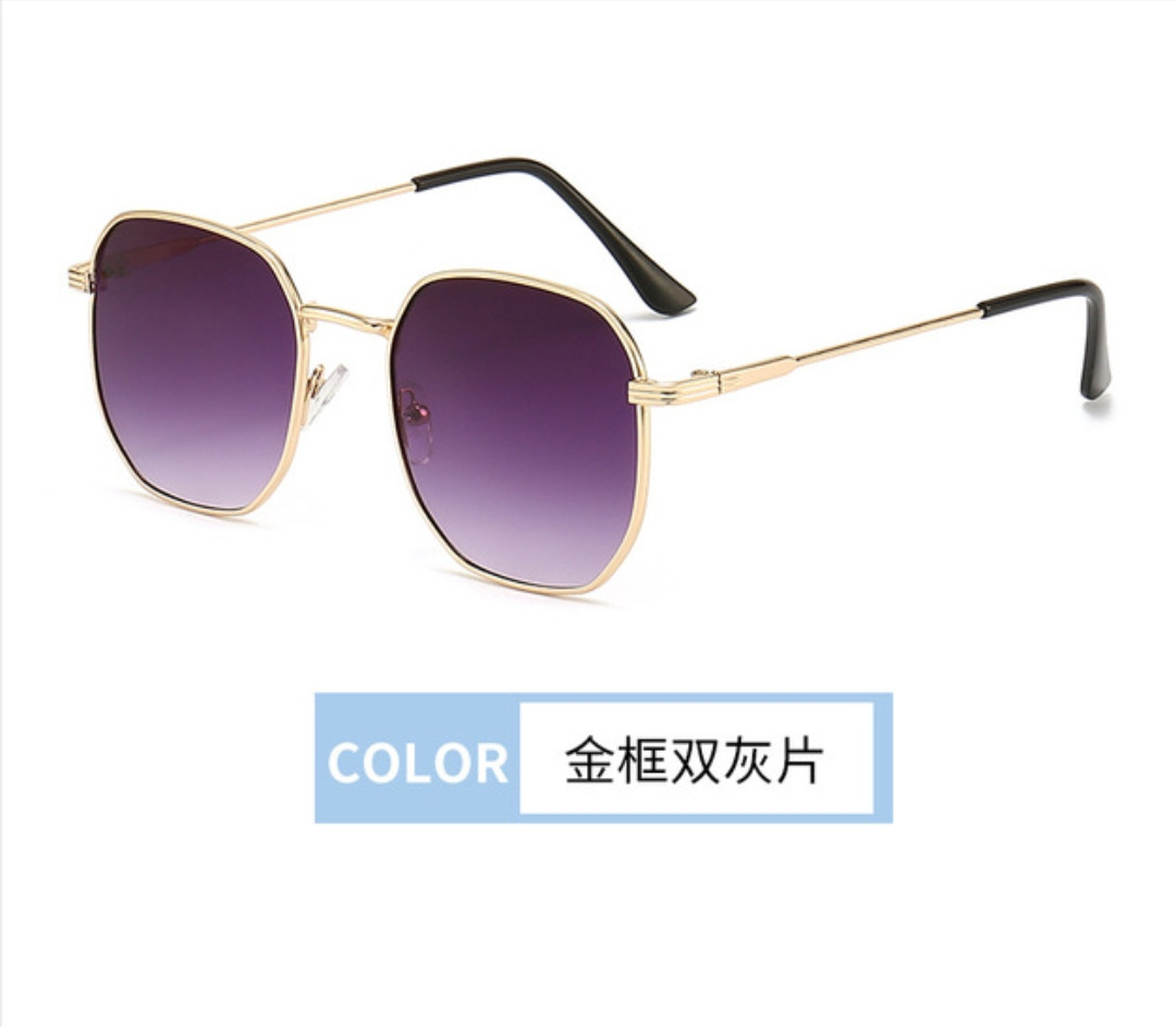 2024 new square frame sunglasses, colorful and fashionable, same style for men and women.