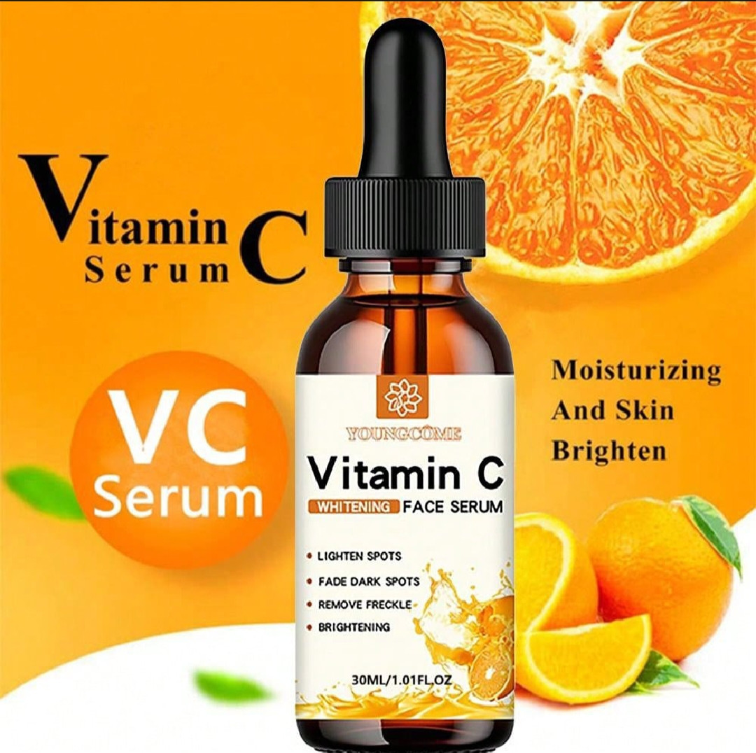 Vitamin C Facial Essence ContainsHyaluronic Acid Dark Spot RemoverMoisturizing Repair Anti-aging Essence Facial Skin Care 30ml